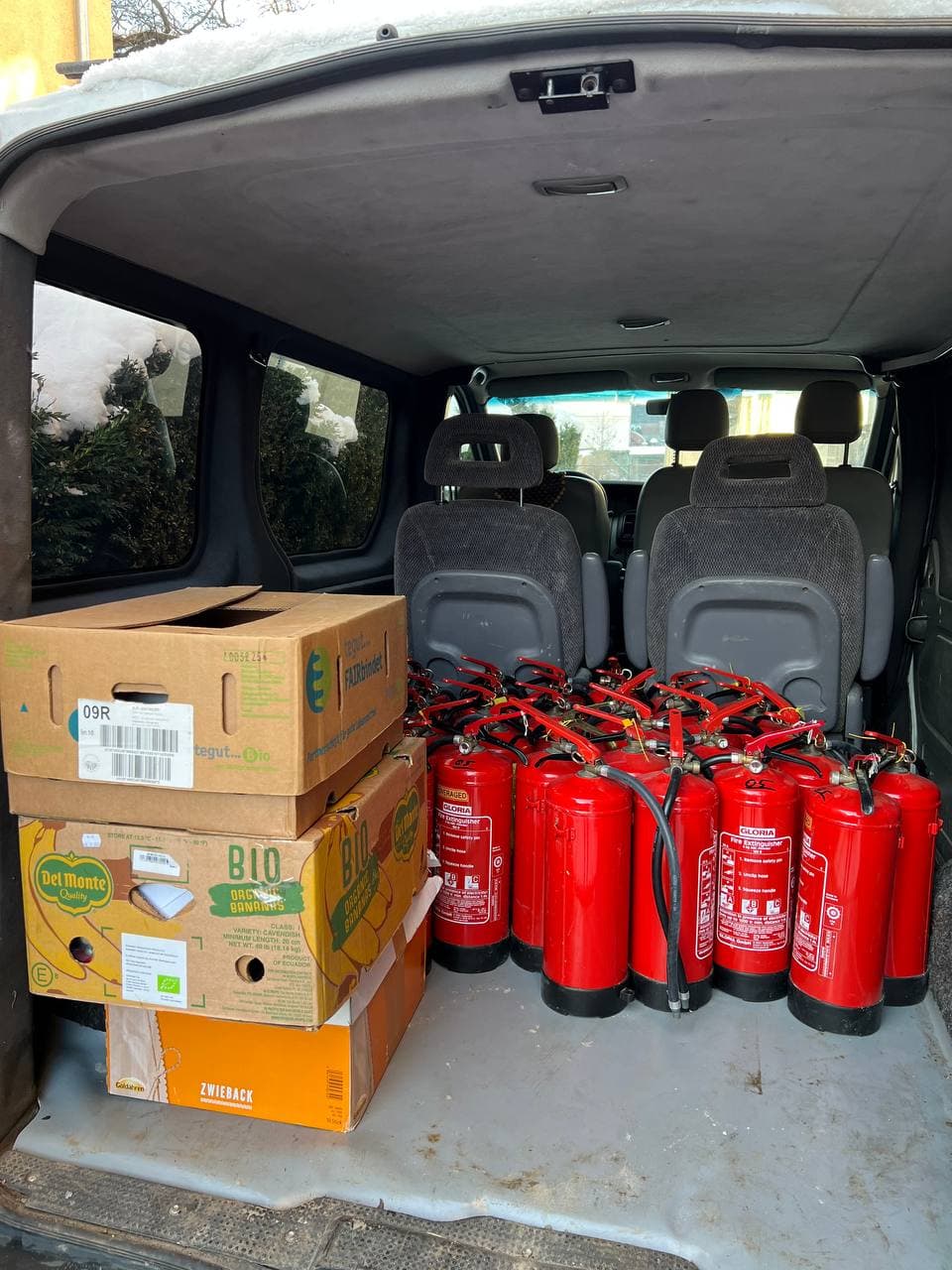 Humanitarian aid to Ochakiv